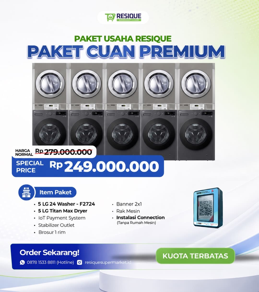Poster Resique Cuan Premium — harga Rp 249.000.000 juta