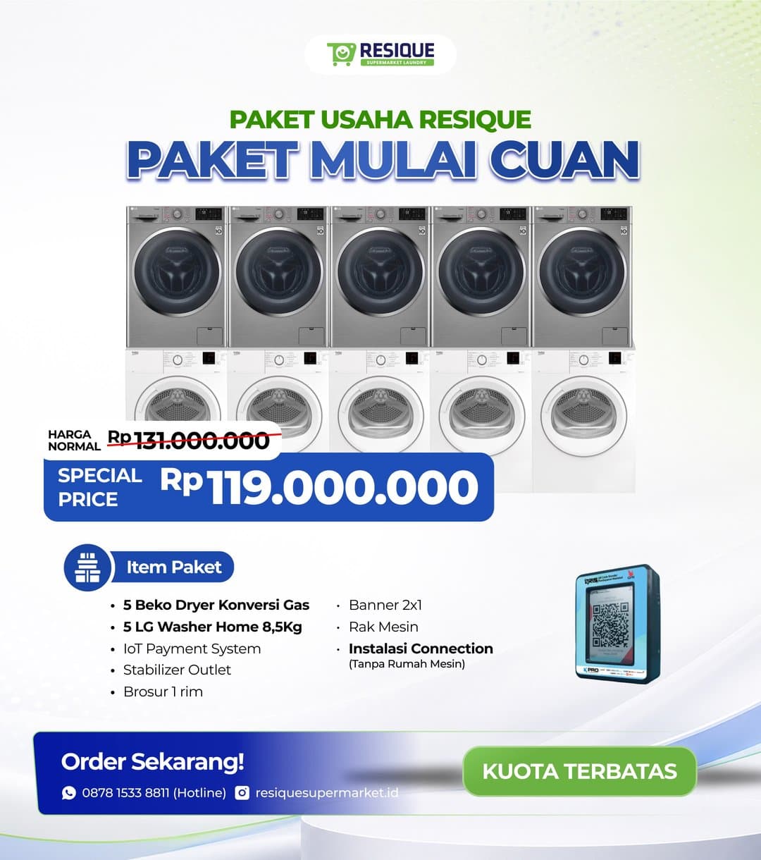 Poster Paket Resique Mulai Cuan — harga Rp 119.000.000 juta